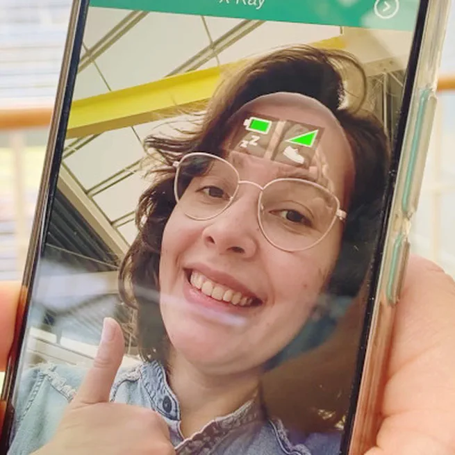“In Your Face!”: Visualizing Fitness Tracker Data in Augmented Reality
