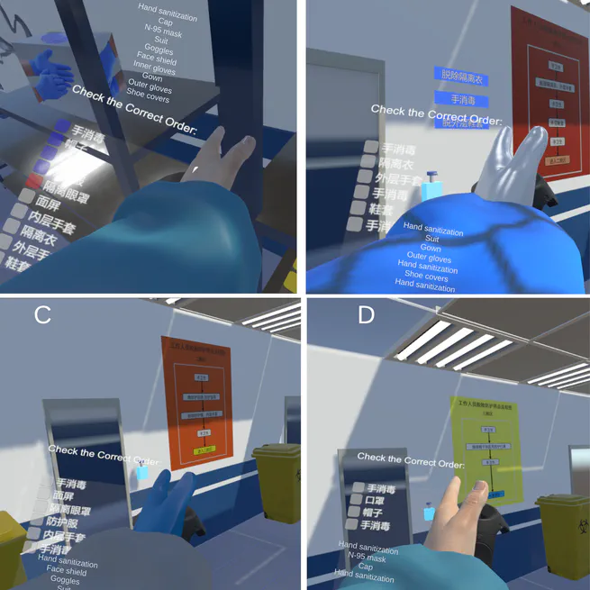 Personal Protection Equipment Training as a Virtual Reality Game in Immersive Environments: Development Study and Pilot Randomized Controlled Trial